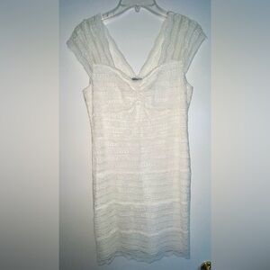 NWT Charlotte Russe White Lace Mini Dress